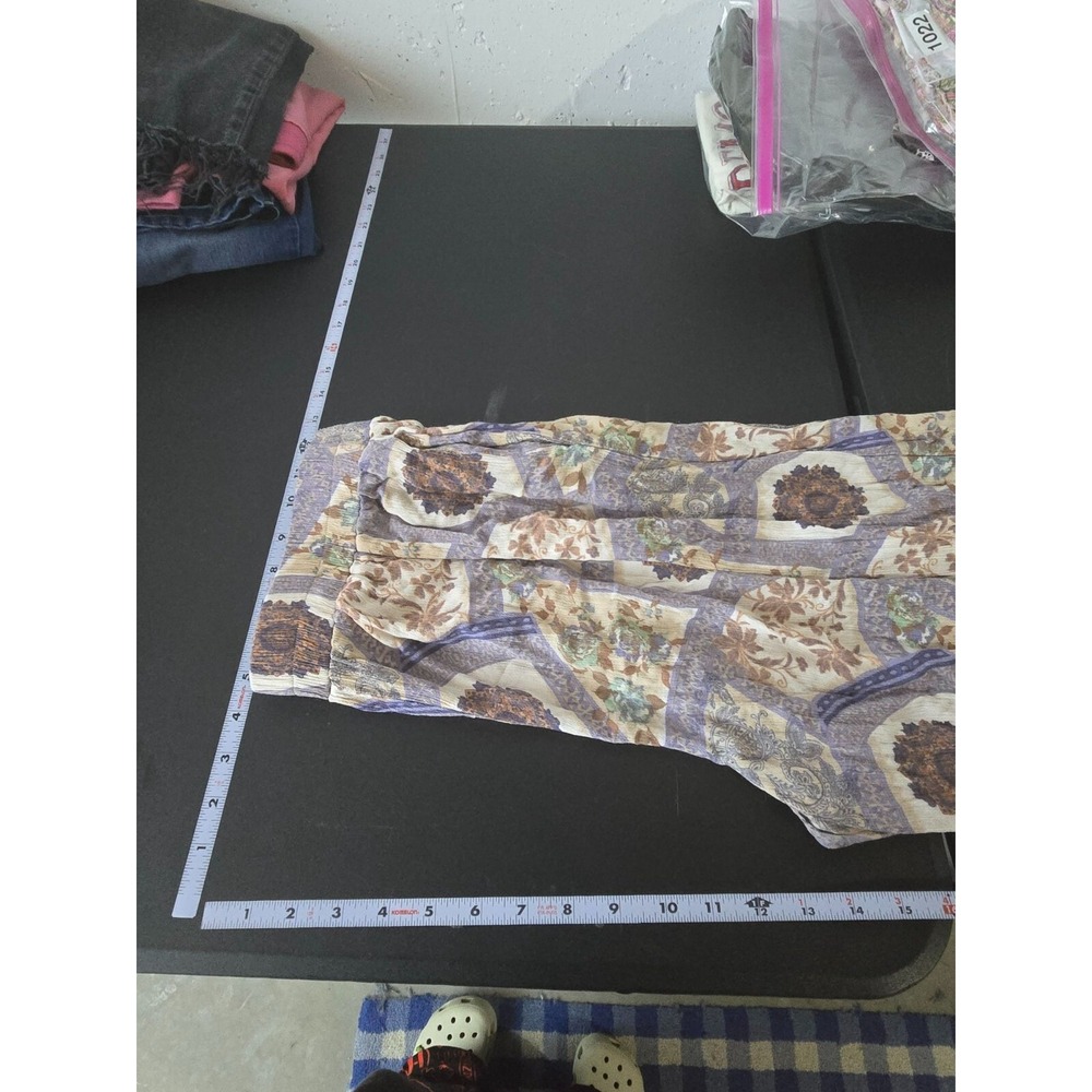 Easel Women Wide Leg Palazzo Pants Large Boho Flowy Pull On Hippie‎ Festival - Picture 8 of 11